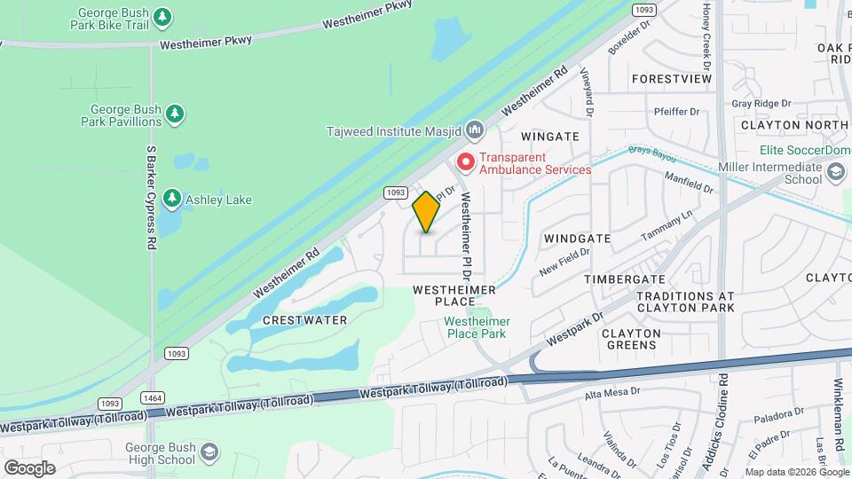 3811 Meadow Pl Dr Map and Location Details