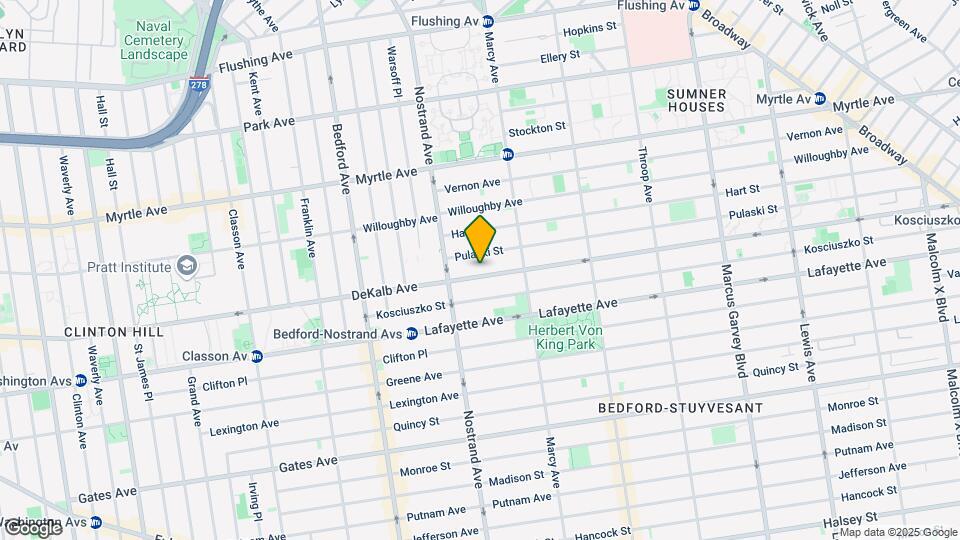 641 Dekalb Ave Mapa y Detalles de la Ubicación