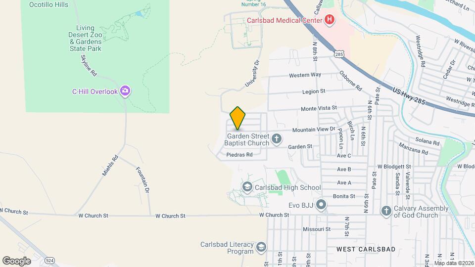 3005 Mountain View Dr Map and Location Details