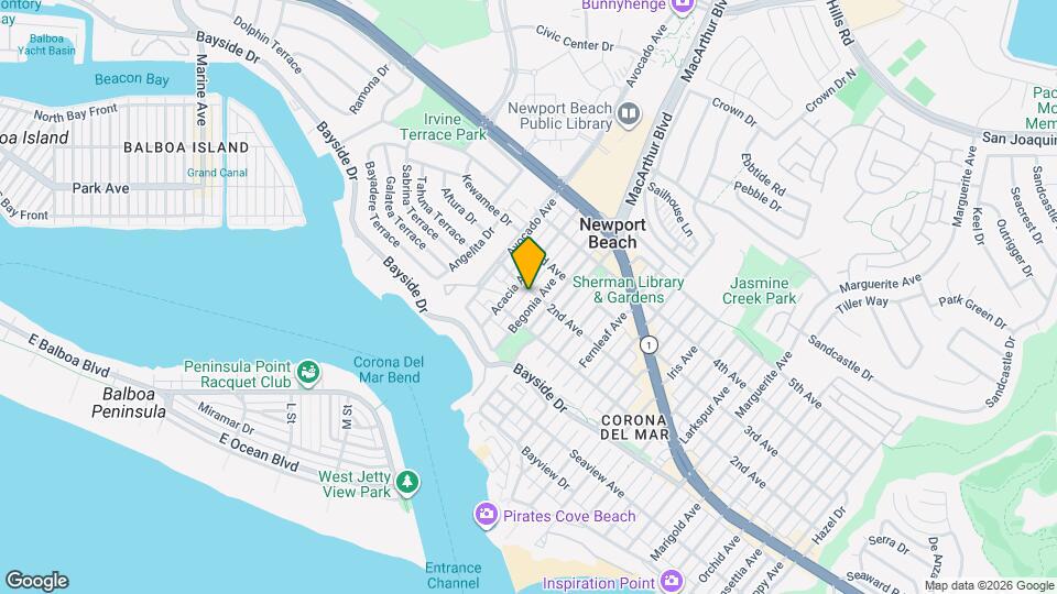 445 1/2 Begonia Ave Map and Location Details