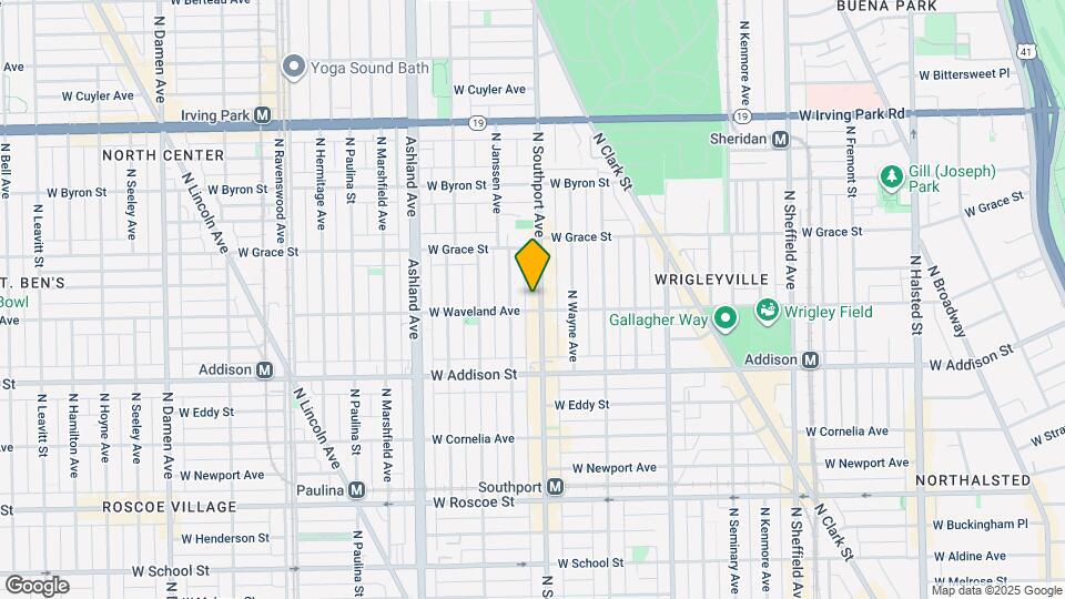 3708 N Southport Ave Map and Location Details