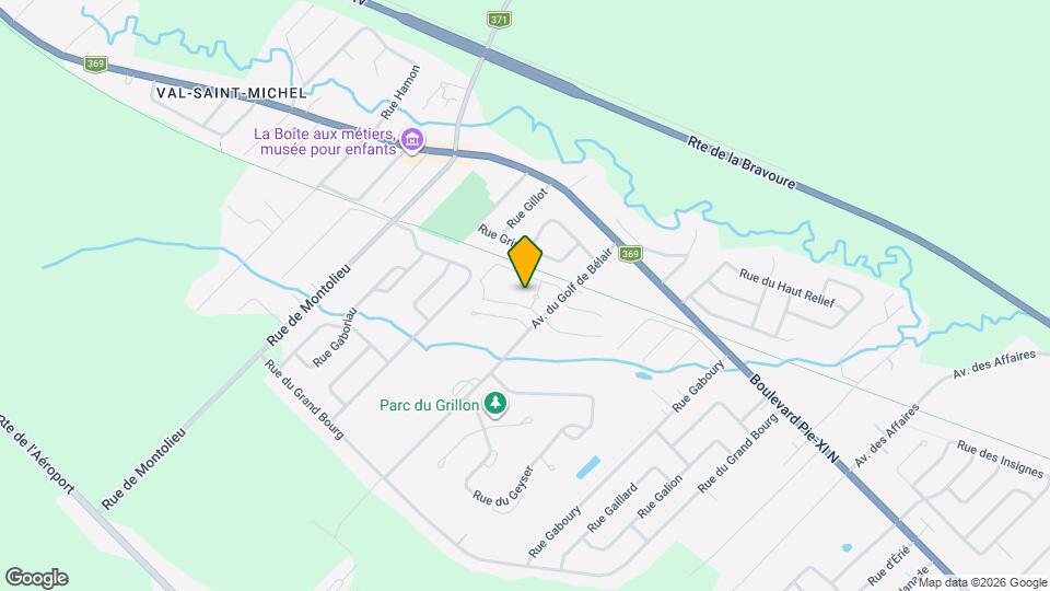 1360 Du Golf-De-Bélair Av Map and Location Details