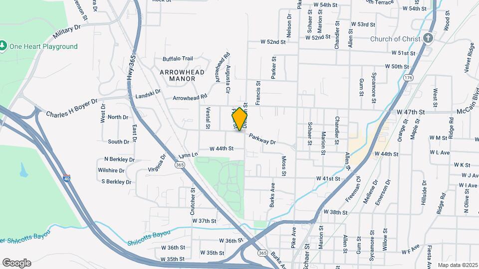 1510 Parkway Dr Mapa y Detalles de la Ubicación