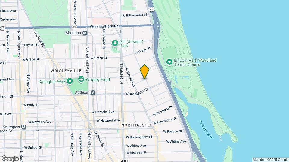 3620 N Pine Grove Ave, Unit 302 Map and Location Details