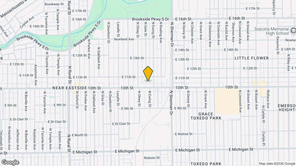 1015 N Gale St Map and Location Details