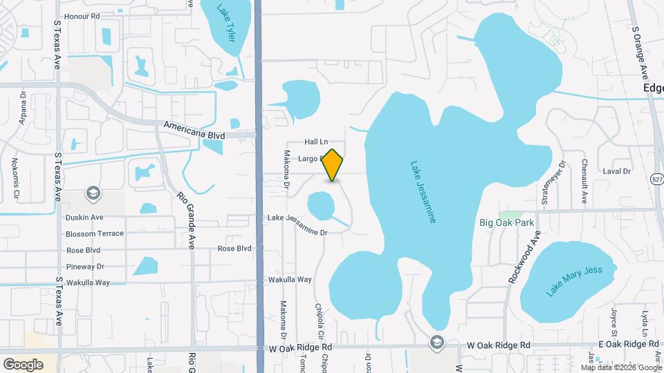 5400 Lake Jessamine Dr Map and Location Details