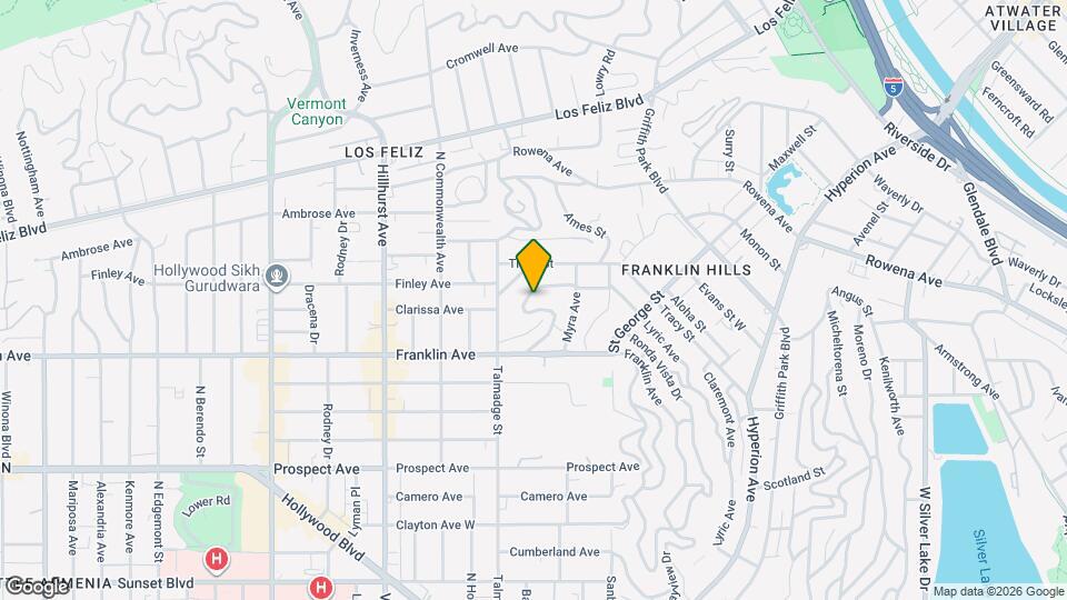 4160 Holly Knoll Dr Map and Location Details