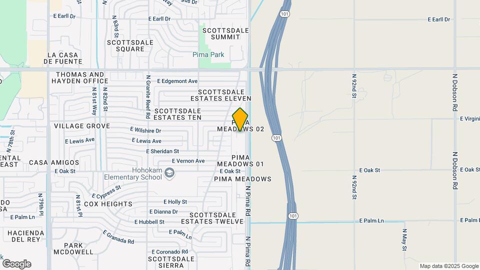 2517 N 87th Way Map and Location Details