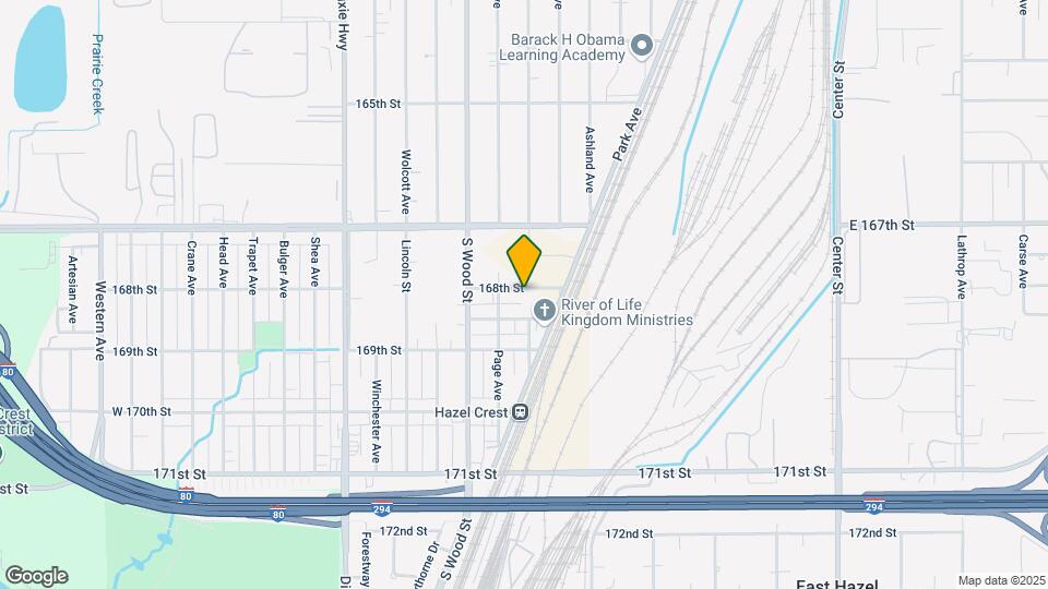 1701 168th St Map and Location Details