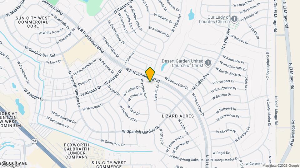 18414 N 129th Ave Map and Location Details