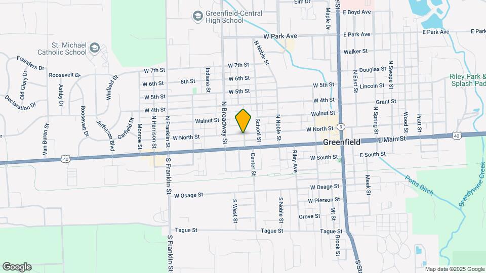 703 W North St Map and Location Details