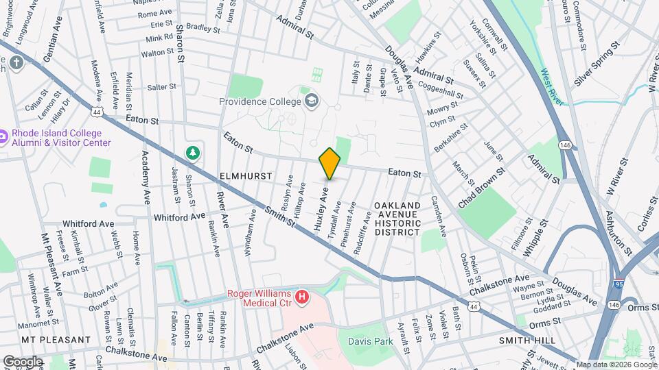 93 Huxley Ave Map and Location Details