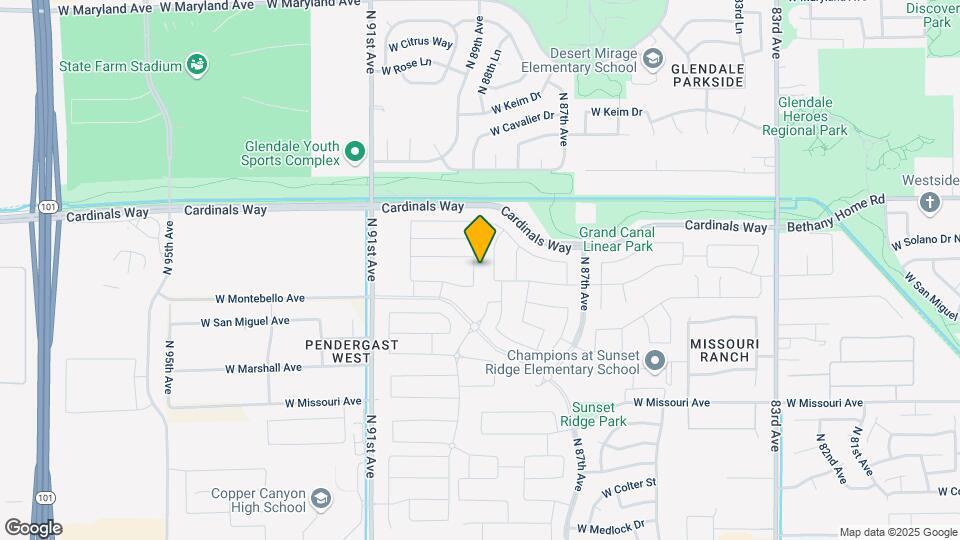 5831 N 89th Dr Map and Location Details