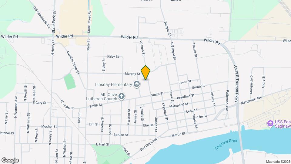 801 Joseph St Map and Location Details