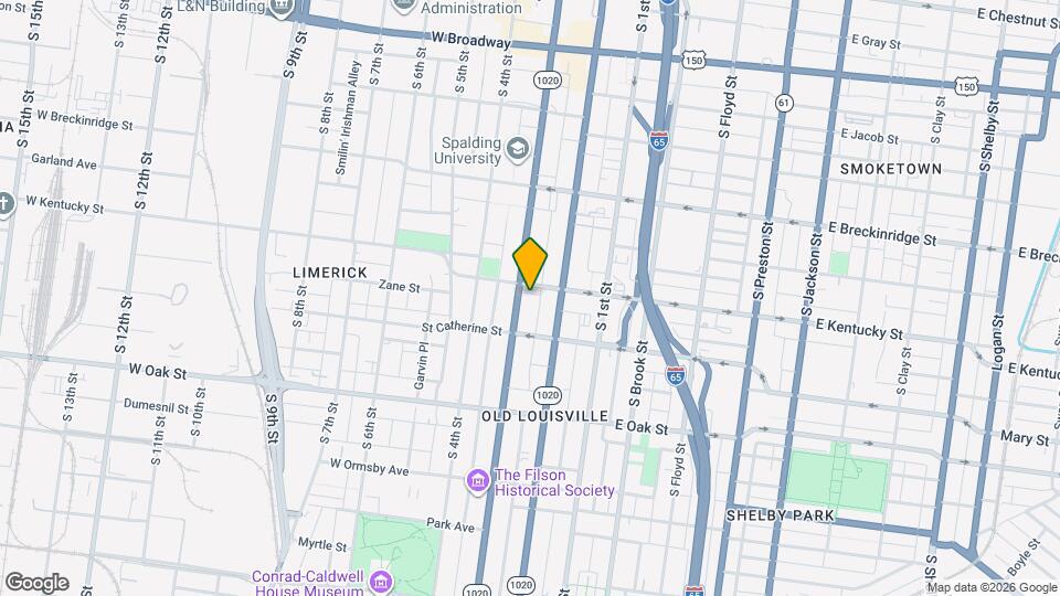 1009 S 3rd St Map and Location Details