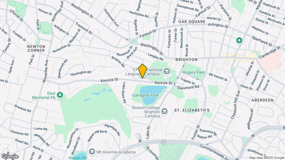 103 Kenrick St, Unit 1 Map and Location Details