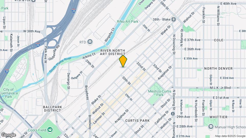 3033 Blake St Map and Location Details