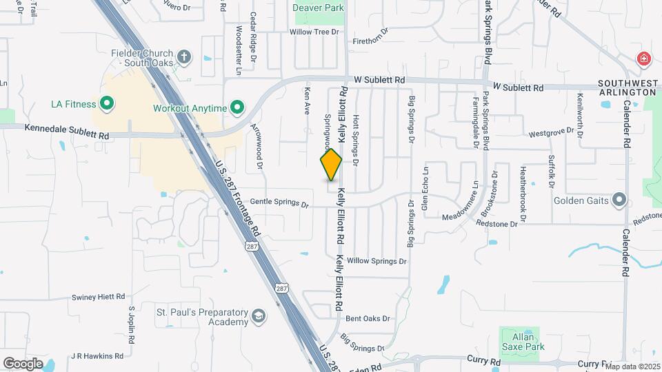 6227 Springwood Dr Map and Location Details