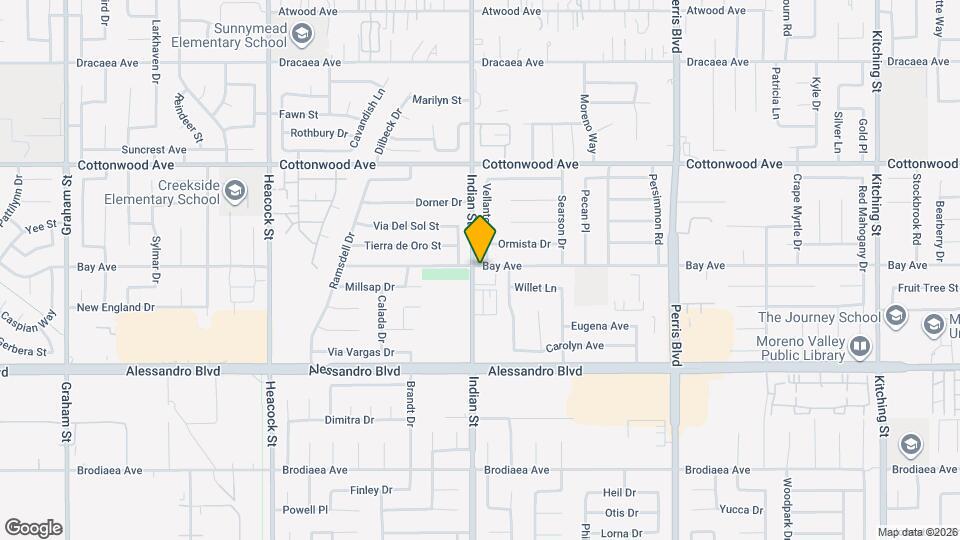 Moreno Valley Housing Corp Map and Location Details