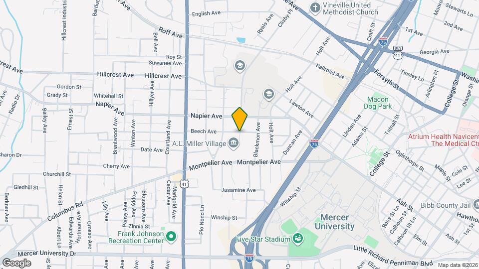 1205 Hendley St Map and Location Details