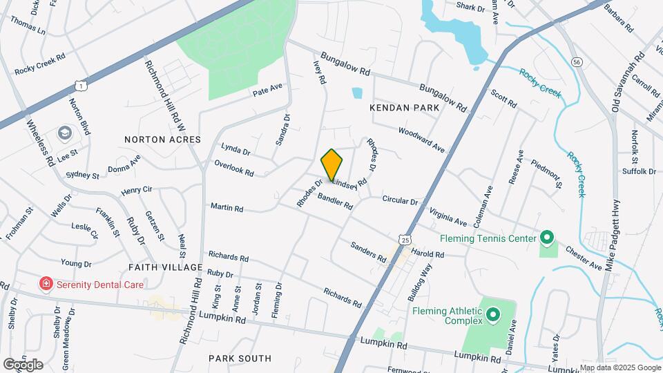 2218 Lindsey Rd Map and Location Details