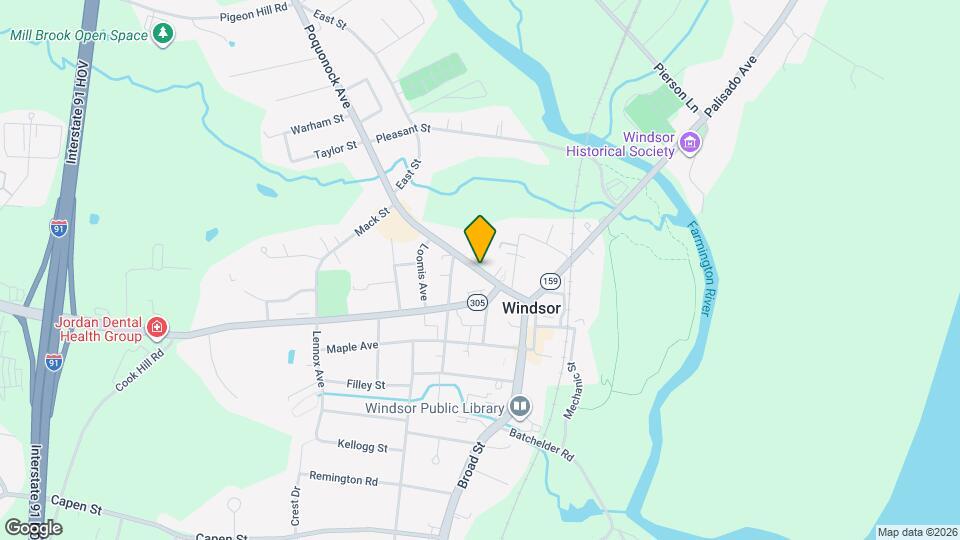 36 Poquonock Ave Map and Location Details