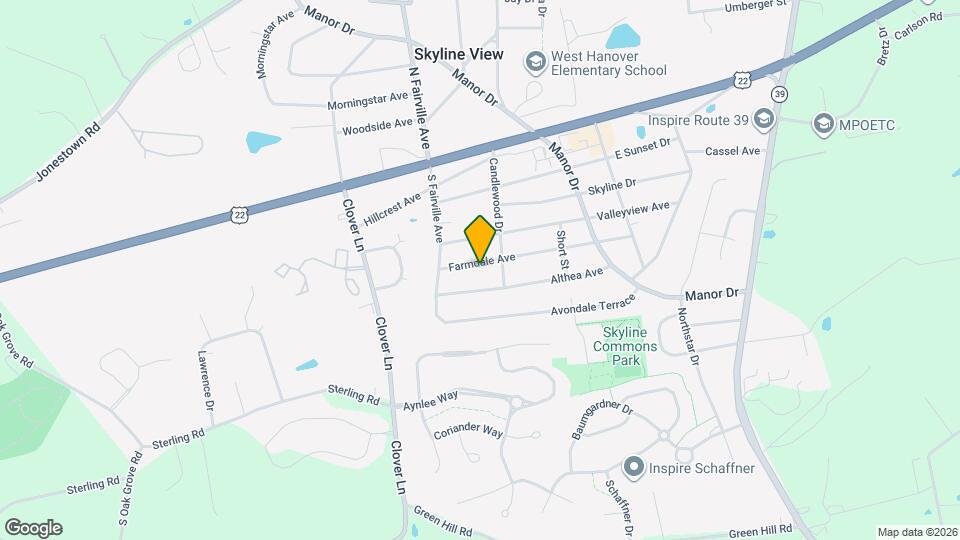 7711 Farmdale Ave Map and Location Details