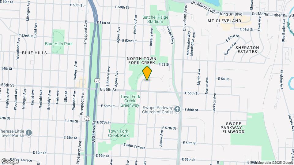 5412 Indiana Ave Map and Location Details