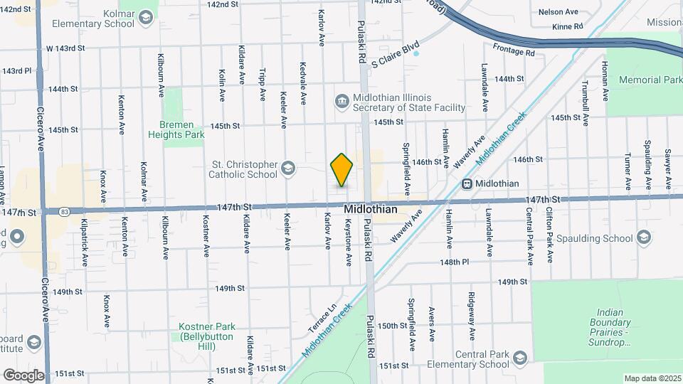 14642 Keystone Ave Map and Location Details