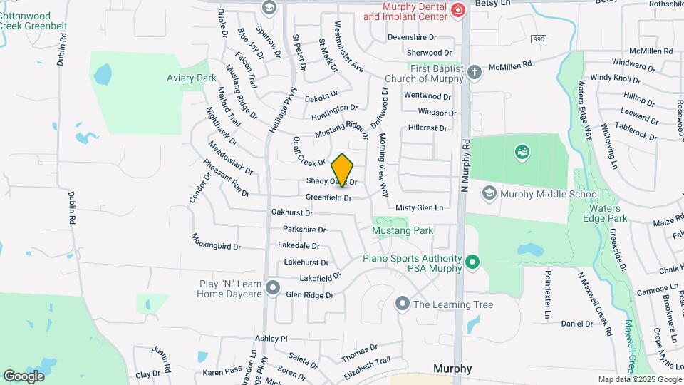 321 Greenfield Dr Map and Location Details