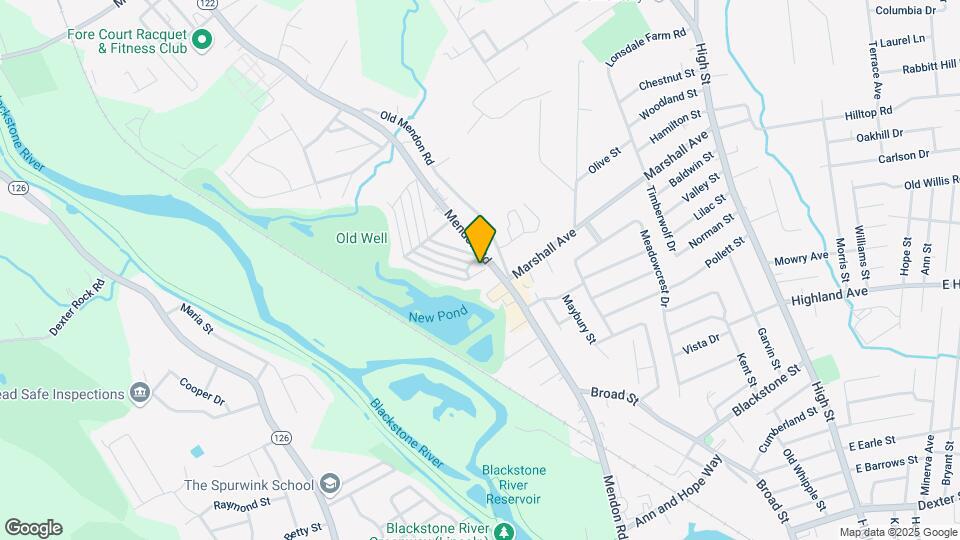 500 Mendon Rd-Unit -1 E Map and Location Details