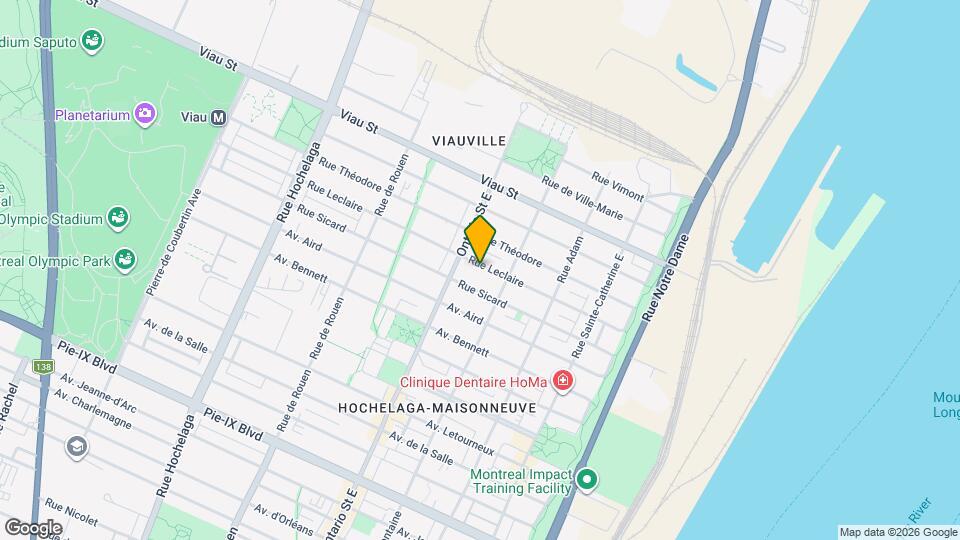 1858-1866 Leclaire Map and Location Details