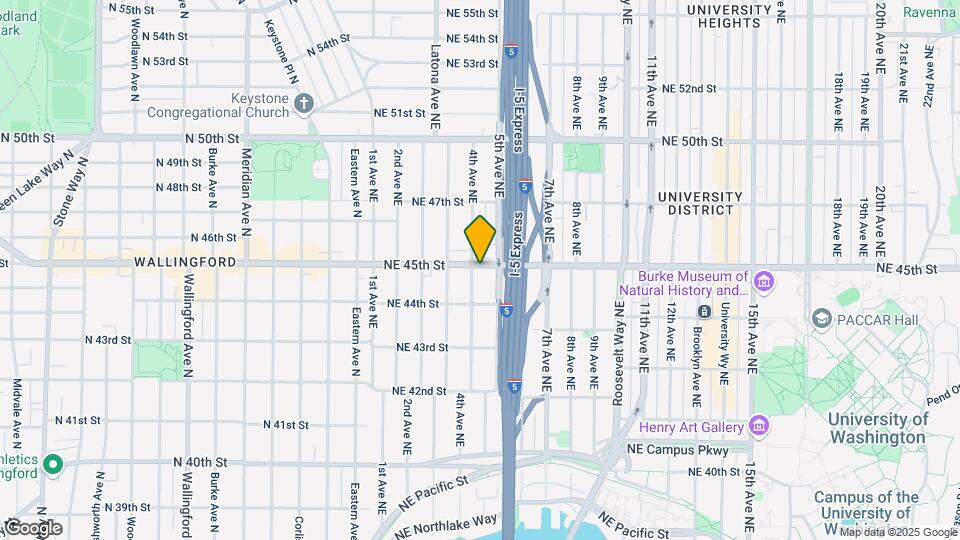 407 NE 45th St Map and Location Details