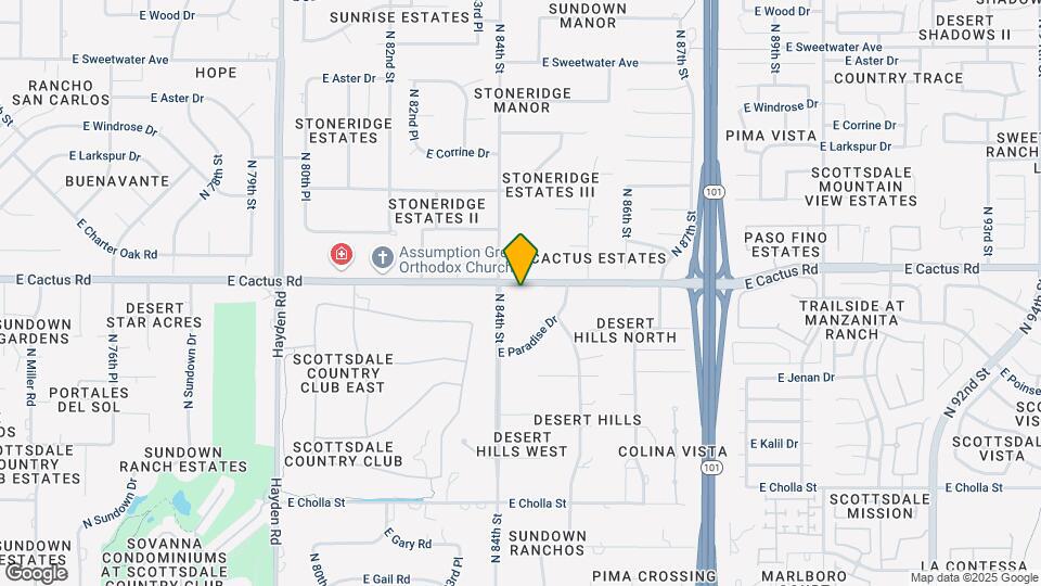 8409 E Cactus Rd Mapa y Detalles de la Ubicación