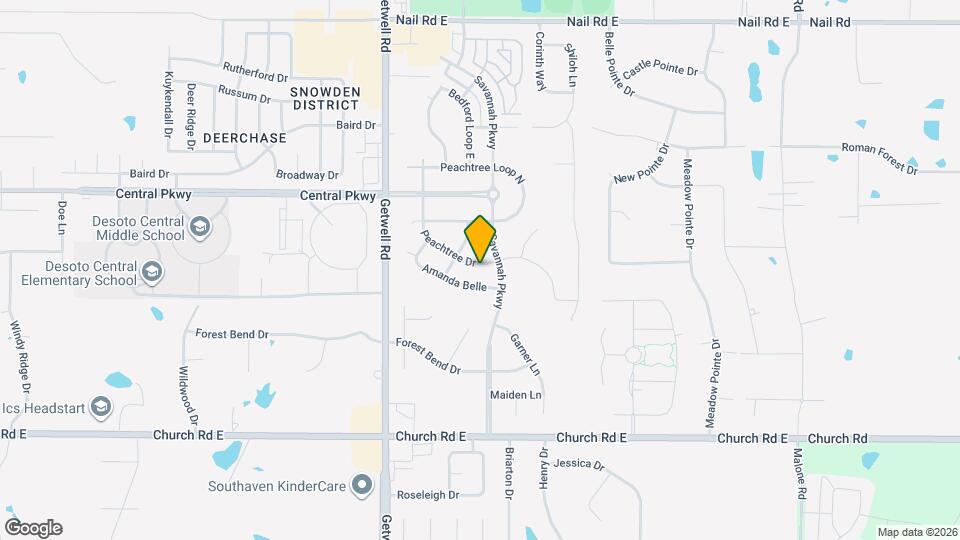 3233 Peachtree Dr Map and Location Details