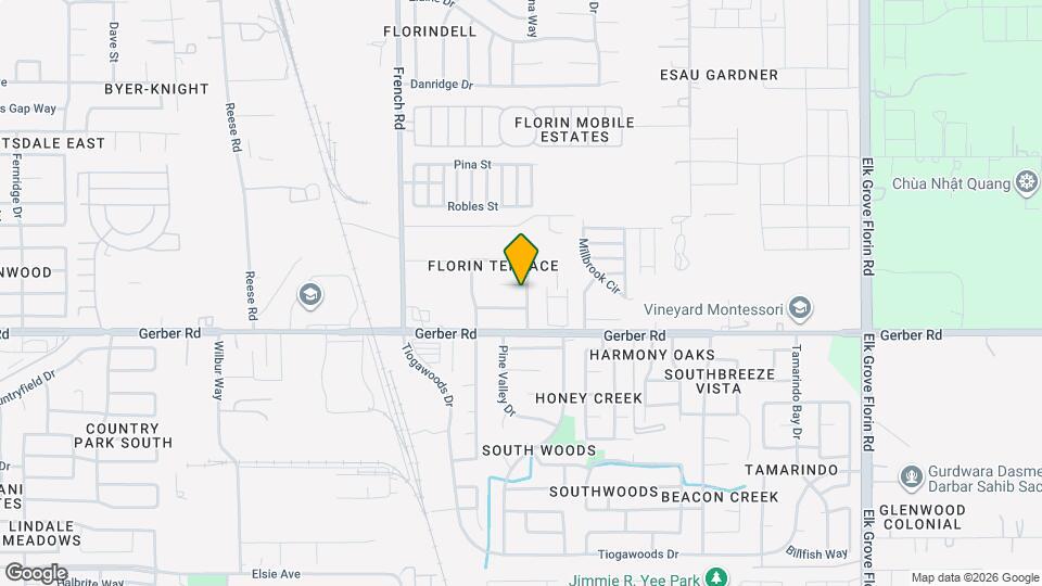 7572 El Terraza Dr Map and Location Details