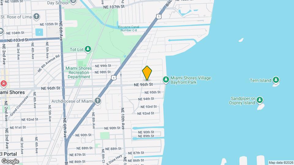 1209 NE 96th St Map and Location Details