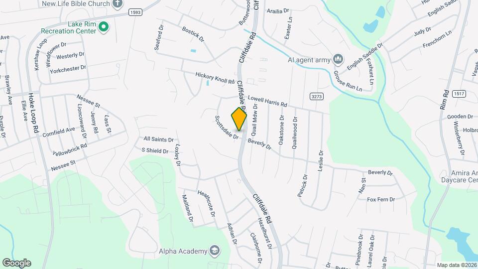 1133 Paddington Pl Map and Location Details