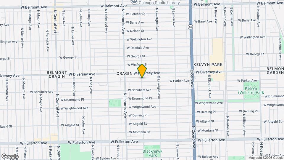 2736 N Leclaire Ave, Unit 1 Map and Location Details