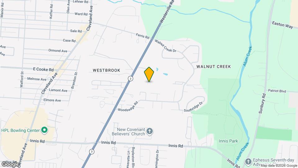 Westerville Crossing Map and Location Details