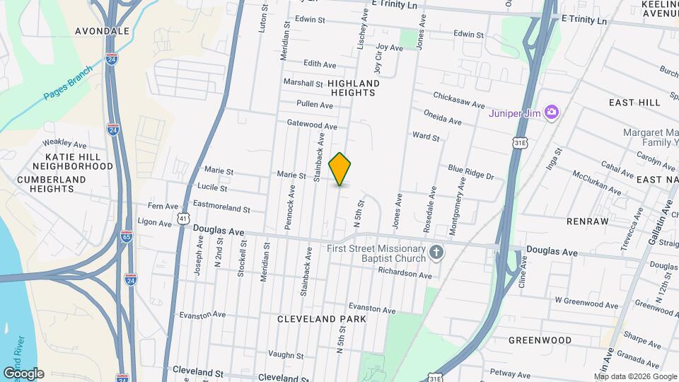 1113A Lischey Ave Map and Location Details