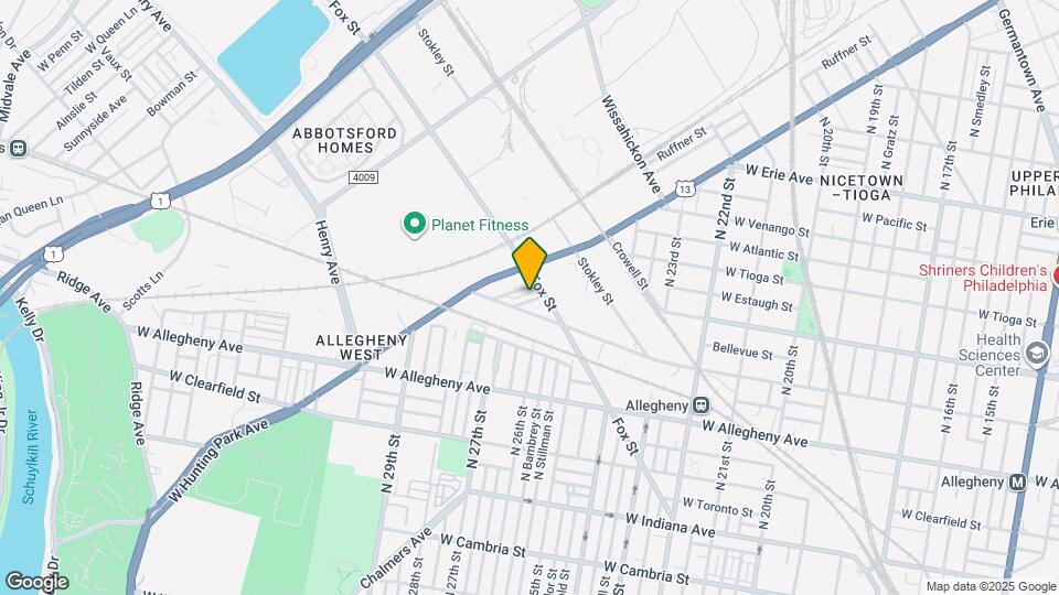 3322 N Bailey St Map and Location Details