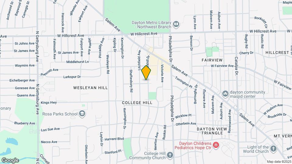 2001 Parkhill Dr Map and Location Details