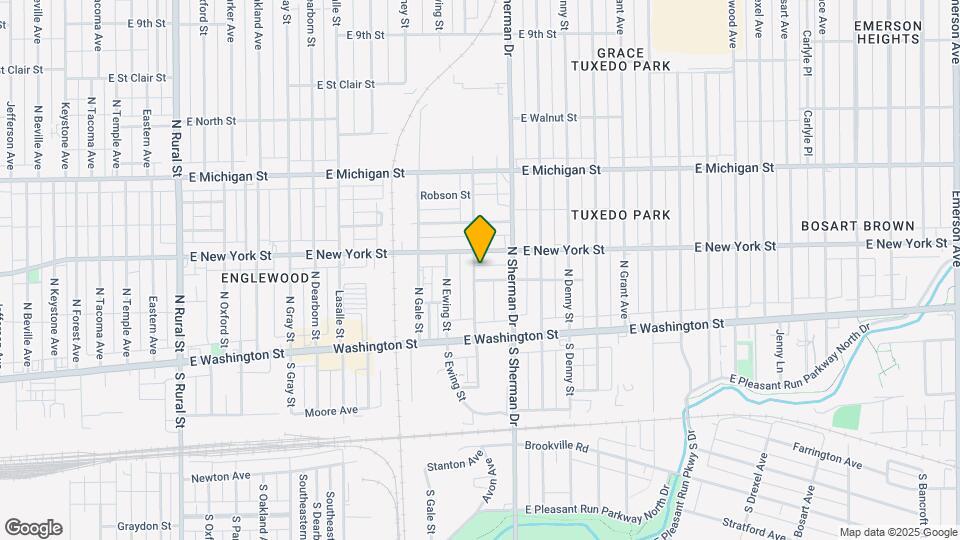 107 N Kealing Ave Map and Location Details