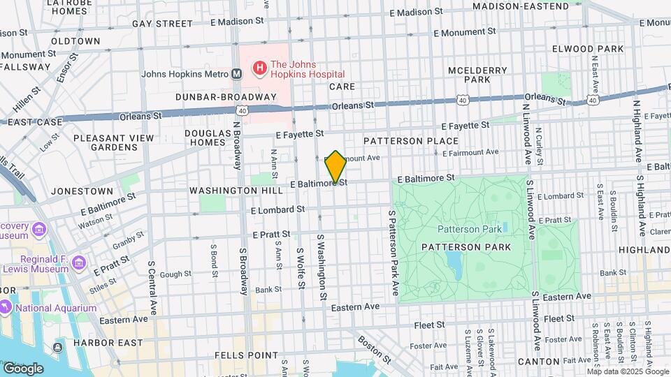 2025 E Baltimore St Map and Location Details