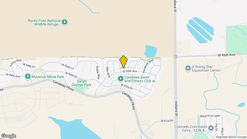 15557 W 95th Ave Map and Location Details