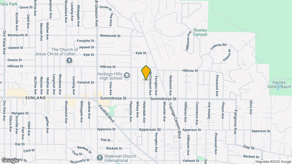 10602 Helendale Ave Map and Location Details
