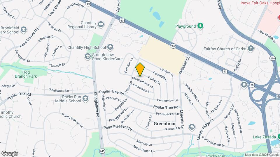 13228 Pleasantview Ln Map and Location Details