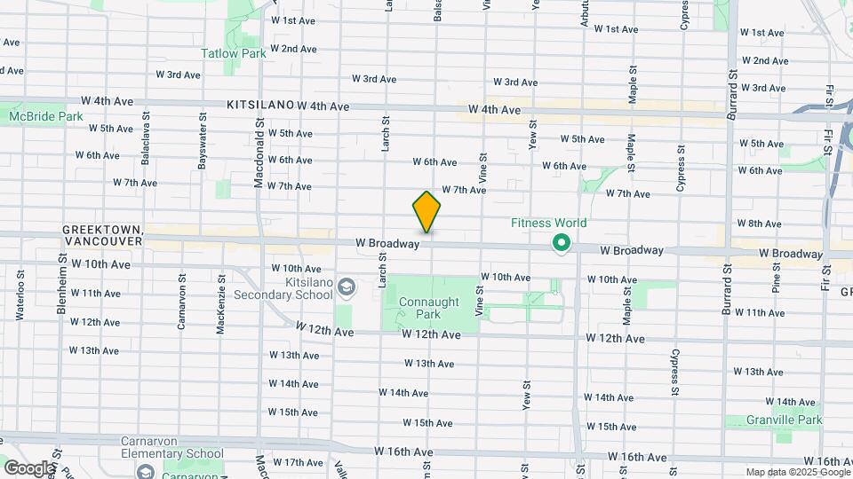 2405 W Broadway Map and Location Details