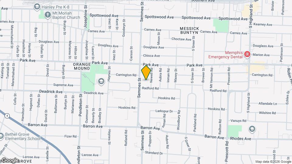 3061 Seminole Rd Map and Location Details